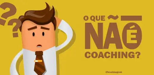 Profissional em sessão explicando o que não é coaching e desfazendo mitos sobre a prática